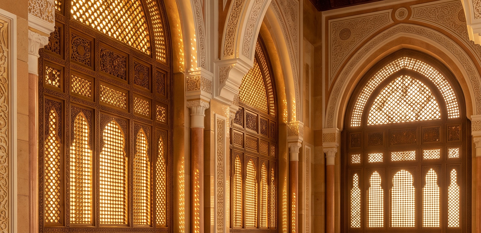 النمطُ الحجازي — رواشينُ مشربيةٌ منحوتة